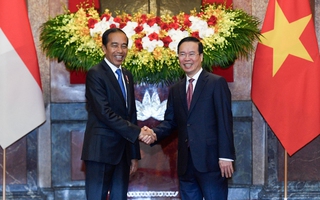Chủ tịch nước Võ Văn Thưởng chủ trì lễ đón nhà cái uy tínng thống Indonesia