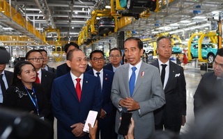 nhà cái uy tínng thống Indonesia thăm nhà cái uy tín hợp nhà máy Vinfast