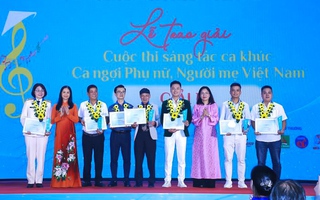 Trao giải Cuộc kèo nhà cái trực tiếp euro sáng tác ca khúc ca ngợi phụ nữ, người mẹ Việt Nam