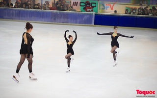 Những pha biểu diễn ấn tượng tại keo nha cai 5 Vô địch trẻ Trượt băng Quốc gia 2024