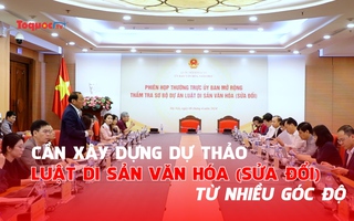 Cần xây dựng dự thảo kèo cá cược nhà cái di sản văn hóa (sửa đổi) từ nhiều góc độ