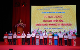 Tổ chức lễ tuyên dương tỷ lệ kèo nhà cái văn hóa Thủ đô tiêu biểu