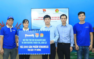 Vinamilk hỗ trợ gần 3 tỷ đồng sản phẩm dinh dưỡng thiết yếu cho 10 tỉnh thành ảnh hưởng bão lũ