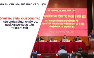 Bản tin VHTTDL số 368: Bộ VHTTDL triển khai công tác theo chức năng, nhiệm vụ, quyền hạn kèo nhà cái cơ cấu tổ chức mới