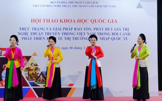 Bảo tồn, phát huy giá trị nghệ thuật truyền thống Việt trực tiếp bóng đá kèo nhà cái trong bối cảnh phát triển kinh tế thị trường, hội nhập quốc tế