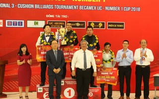 Trần Quyết Chiến vô địch kèo nhà cái Billiards Carom 3 băng quốc tế Bình Dương 