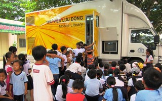 Xe ô tô thư viện lưu động hoạt động hiệu quả