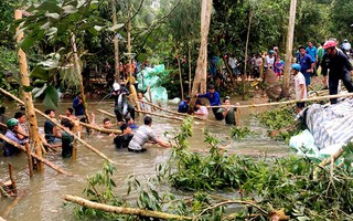 Cống kqbd kèo nhà cái 5 lũ bị vỡ , hàng trăm hộ dân trần mình cứu lúa