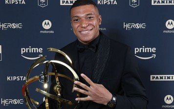 Mbappe nhận danh hiệu cầu thủ hay nhất, Messi vắng mặt trong buổi lễ trao giải