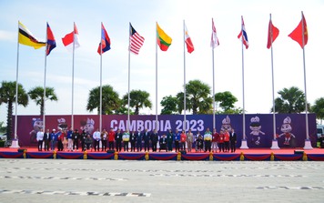 Đoàn Thể thao Người khuyết tật Việt Nam tham dự lễ Thượng cờ ASEAN PARA Games 12