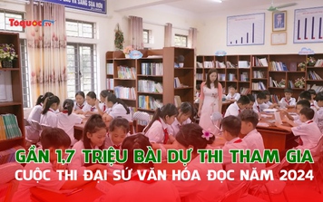 Gần 1,7 triệu bài dự thi Cuộc thi Đại sứ Văn hóa đọc năm 2024