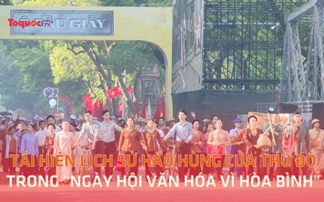 Tái hiện lịch sử hào hùng của Thủ đô trong "Ngày hội văn hóa vì hòa bình"