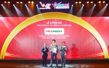 FE CREDIT vinh dự nhận Giải thưởng Top 5 Công ty Uy tín Ngành Tài chính năm 2024 với vị trí dẫn đầu