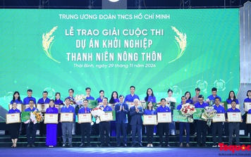 36 thanh niên nông thôn toàn quốc nhận giải thưởng Lương Định Của