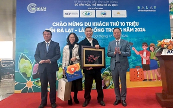 Lâm Đồng chào đón vị khách thứ 10 triệu trong năm 2024