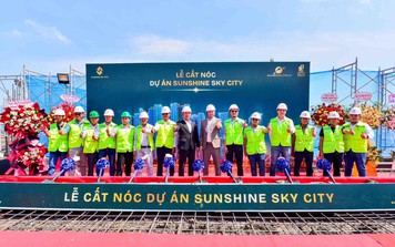 Tổ hợp căn hộ "chuẩn khách sạn ven sông Sài Gòn" - Sunshine Sky City cất nóc toà S4