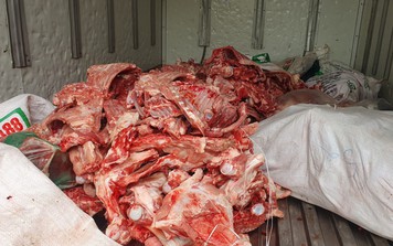 Ngăn chặn, xử lý kịp thời 700kg xương và lòng lợn bốc mùi đang trên đường tiêu thụ