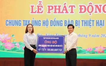 NovaGroup phát động loạt chương trình tiếp sức, ủng hộ đồng bào vùng bão lũ