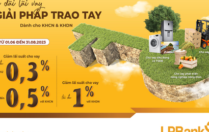 LPBank giảm lãi suất đồng loạt cho khách hàng hiện hữu trên quy mô lớn
