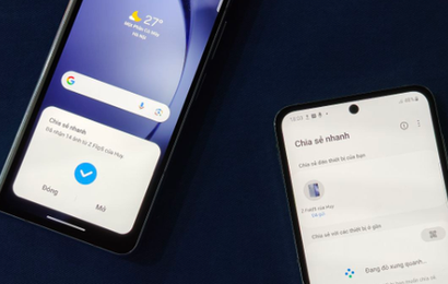Sức hấp dẫn khó cưỡng từ Galaxy Z Flip5 khiến hội bạn "Nhập Hội Quick Share"