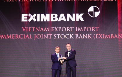 Eximbank nhận giải thưởng Doanh nghiệp xuất sắc Châu á 2024