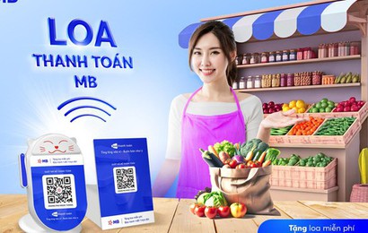 Loa Thanh toán MB - Giải pháp giao dịch thông minh cho mọi ngành nghề