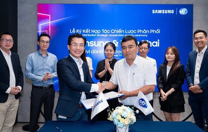 Samsung hợp tác với Minh Thái phân phối màn hình TV doanh nghiệp tại Việt Nam