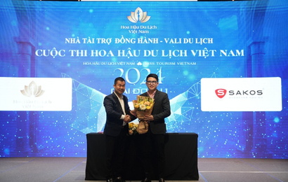 SAKOS trở thành nhà tài trợ vali của Hoa hậu Du lịch Việt Nam 2024
