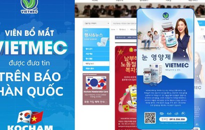 Viên bổ mắt Vietmec tạo dấu ấn trên báo Hàn với công nghệ hiện đại