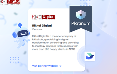 Rikkei Digital chính thức nhận bằng chứng nhận Đối tác Bạch Kim của Lark Suite