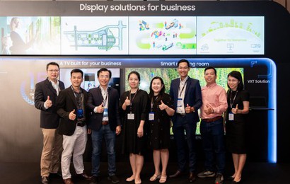 Nhiều giải pháp hiển thị tân tiến cho doanh nghiệp được giới thiệu tại hội thảo của Samsung