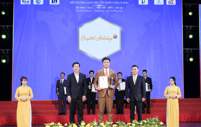 Crystal Holidays nhận Giải thưởng Top 10 “Thương hiệu xuất sắc Châu Á 2024”.