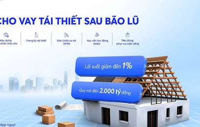 MB hỗ trợ vay 2000 tỷ tái thiết sau bão lũ