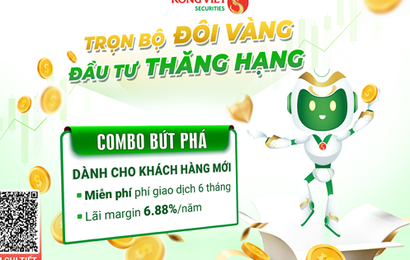 Đón sóng đầu tư 2025 với ưu đãi margin 6,88% và miễn phí giao dịch từ Rồng Việt