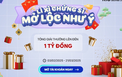 Chứng khoán KIS lì xì đầu năm 1 tỷ đồng cho “chứng sĩ”