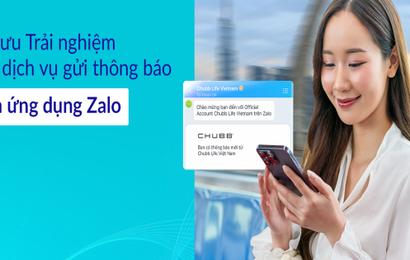 Chubb Life tối ưu hóa trải nghiệm khách hàng qua Dịch vụ Gửi Thông Báo qua Zalo