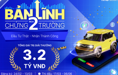 KIS: Cơ hội trúng xe hơi Vinfast VF3 cùng cuộc thi "Bản lĩnh Chứng trường" mùa 2