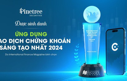 Pinetree đạt giải ‘Ứng dụng giao dịch chứng khoán sáng tạo nhất năm 2024’