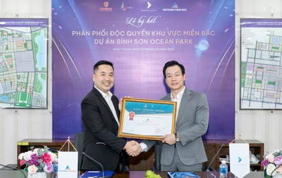 Đất Xanh Miền Bắc phân phối chính thức phía bắc dự án Bình Sơn Ocean Park Ninh Thuận