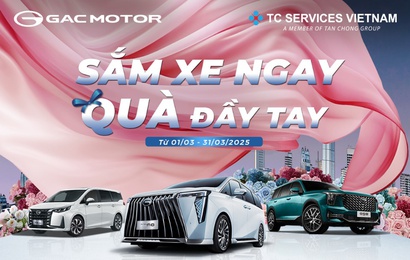 GAC MOTOR tưng bừng ưu đãi với chương trình khuyến mại tháng 3/2025