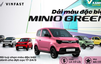 Bài toán siêu lời cho tài xế: Trả trước hơn 26 triệu có ngay Minio Green