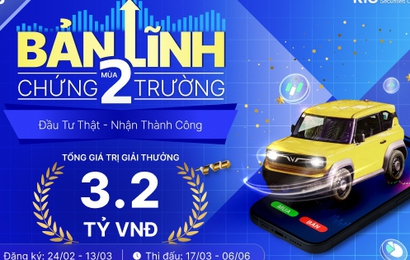 3 tỷ đồng giải thưởng đón đợi nhà đầu tư tại cuộc thi “Bản lĩnh Chứng trường” mùa 2