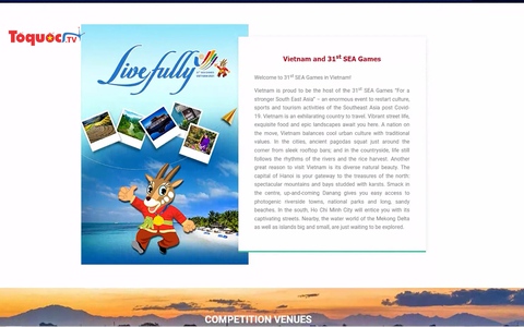 Ra mắt chuyên trang quảng bá du lịch nhân dịp SEA Games 31