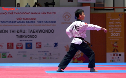 Taekwondo Việt Nam liên tiếp gặt hái Huy chương vàng SEA Games 31