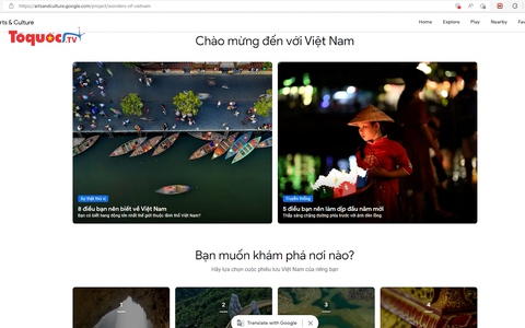 Đưa văn hóa Việt Nam ra thế giới qua nền tảng Google Arts & Culture