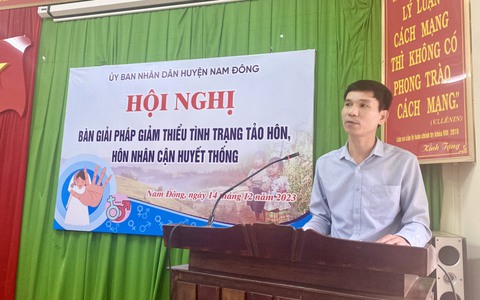 Bàn giải pháp giảm thiểu tảo hôn, hôn nhân kèo nhà cái euro thống tại huyện Nam Đông