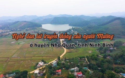 Nghề đan lát truyền thống keo nha cai 5 người Mường