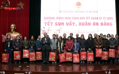 Bộ VHTTDL Gặp mặt đoàn viên, người lao động có hoàn cảnh khó khăn dịp kèo nhà cái 88 Ất Tỵ 2025
