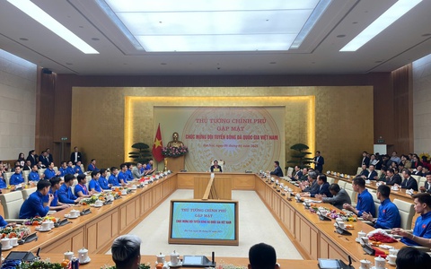 Thủ tướng gặp mặt chúc mừng đội tuyển bóng đá kèo nhà cái 88 gia