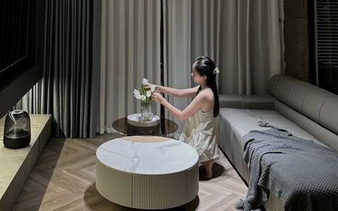 Quyết định mua căn hộ chỉ trong 10 phút, mẹ 2 con ở Hà Nội sở hữu một “bầu trời đầy sao”, hệt kèo nhà cái hôm nay một không gian nghệ thuật